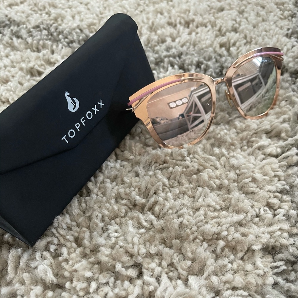 TopFoxx Candy Rose Gold Sunglasses